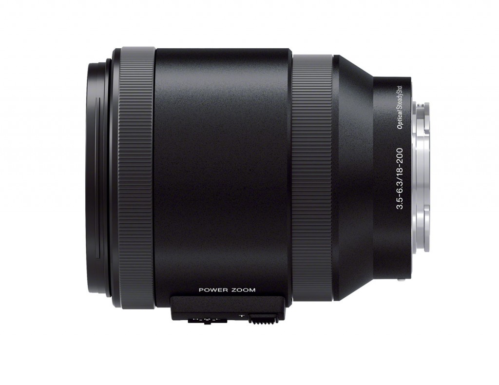 Sony 18-200mm f/3.5-6.3 OSS E-mount Power Zoom Lens - Top