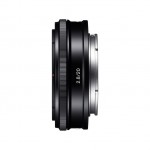 Sony 20mm f/2.8 E-mount Pancake Lens - Side View