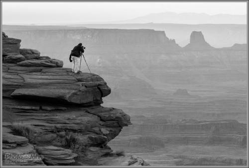 Photographer In Black & White - by Photo-John