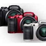 Fujifilm FinePix S6800 Superzoom Camera - Red, Black, White