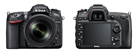 Nikon D7100 24-Megapixel DX-Format Digital SLR - Front & Back