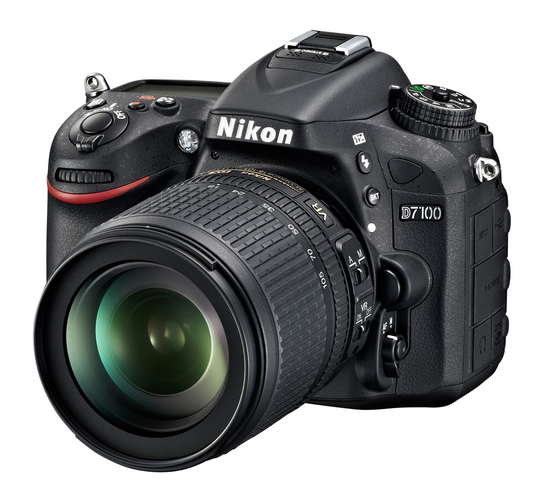 Nikon D7100 24-Megapixel HD-SLR - Left Front View