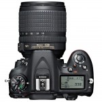 Nikon D7100 - Top View With 18-105mm Zoom Lens