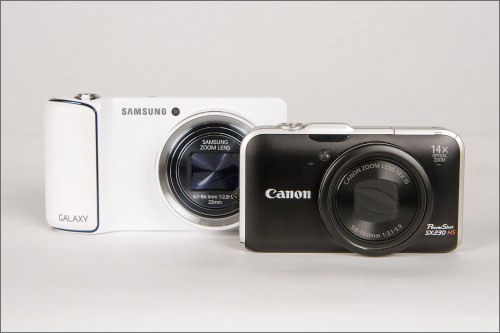 Samsung Galaxy Camera & A Canon Pocket Superzoom Camera