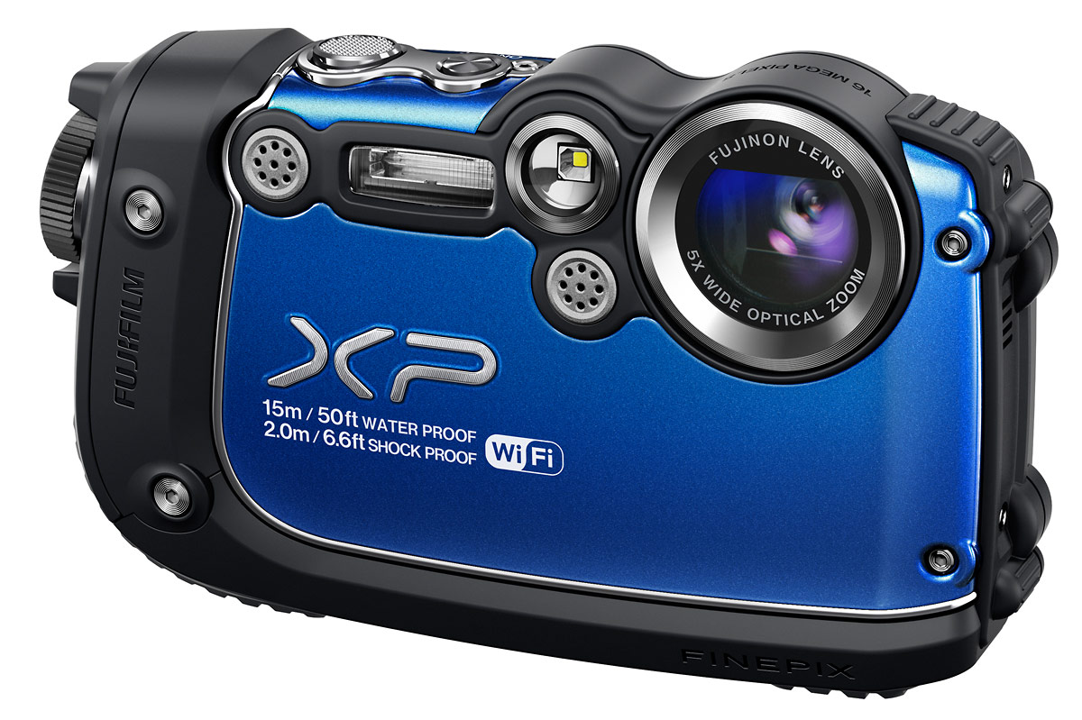 Fujifilm FinePix XP200 Waterproof Camera With Wi-Fi - Blue