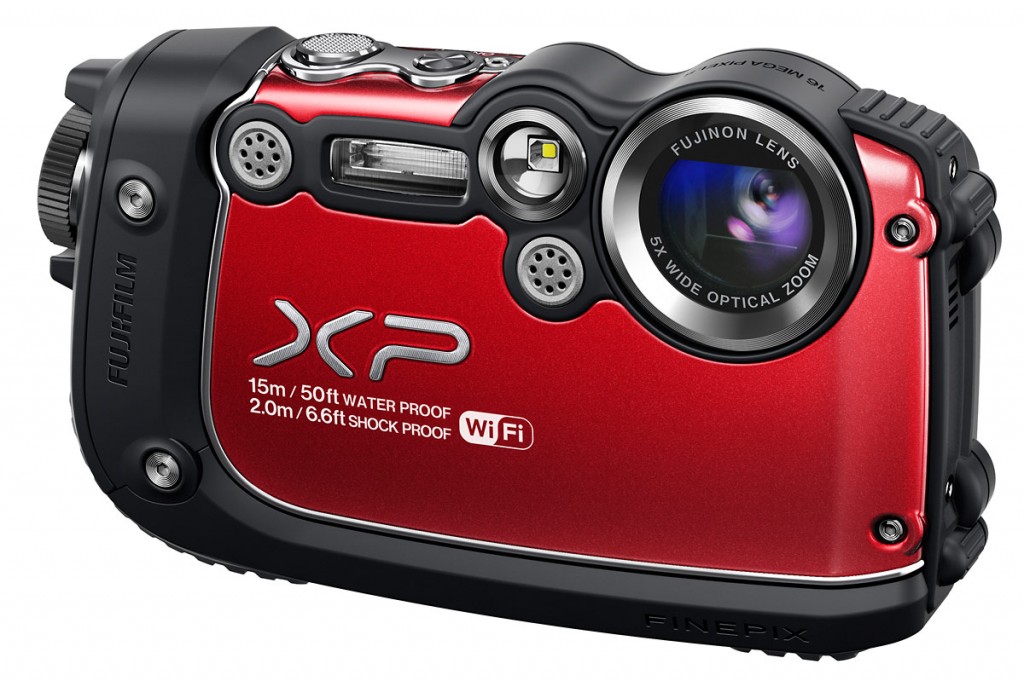 Fujifilm FinePix XP200 Waterproof Point-and-Shoot With Wi-Fi - Red