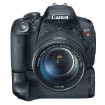 Canon EOS Rebel T5i Digital SLR With Battery Grip