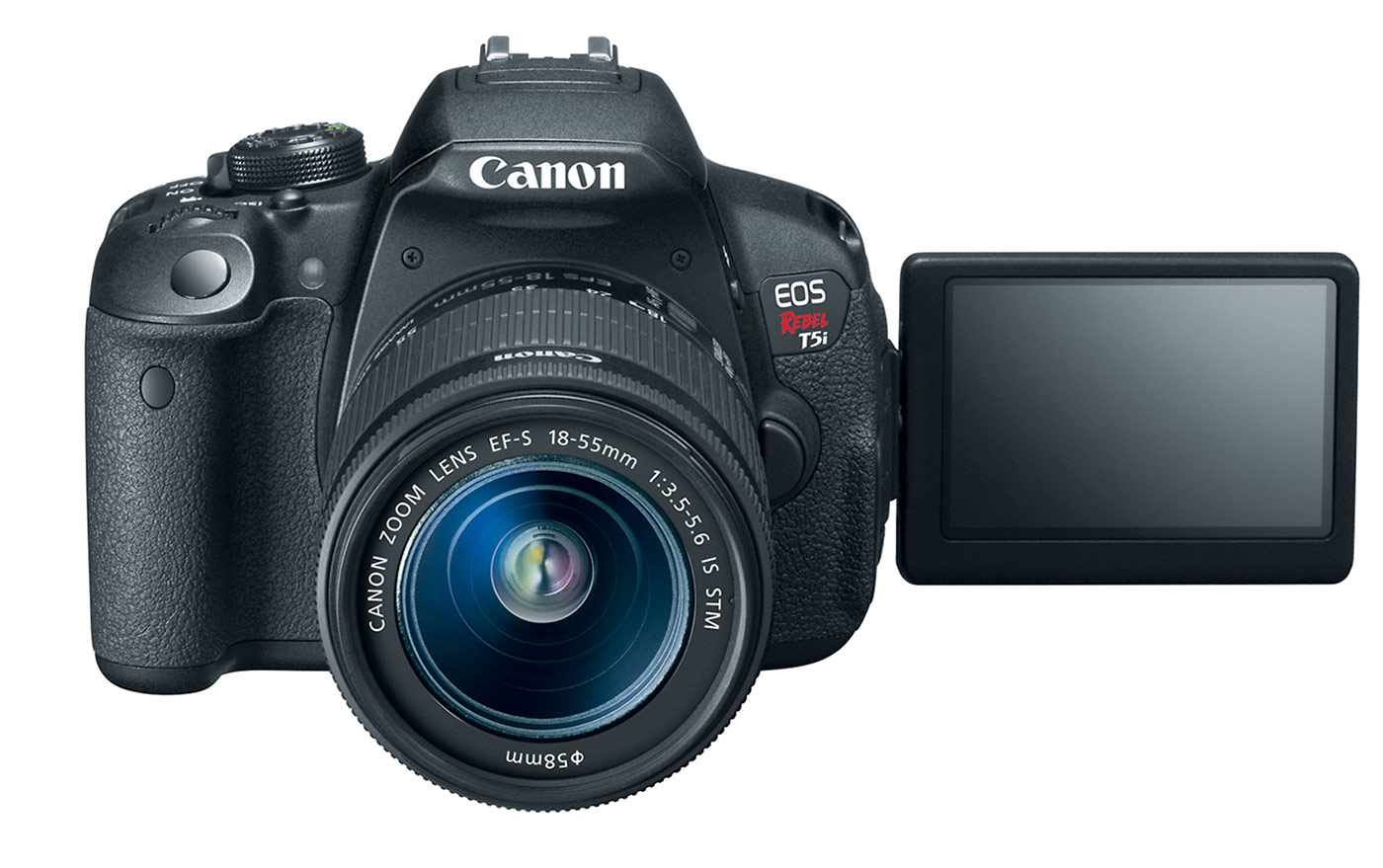 Canon EOS Rebel T5i / EOS 700D - 3-inch Vari-Angle Touchscreen LCD Display