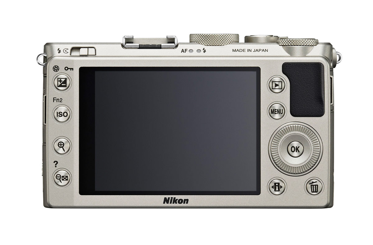 Nikon Coolpix A - Rear View - Silver