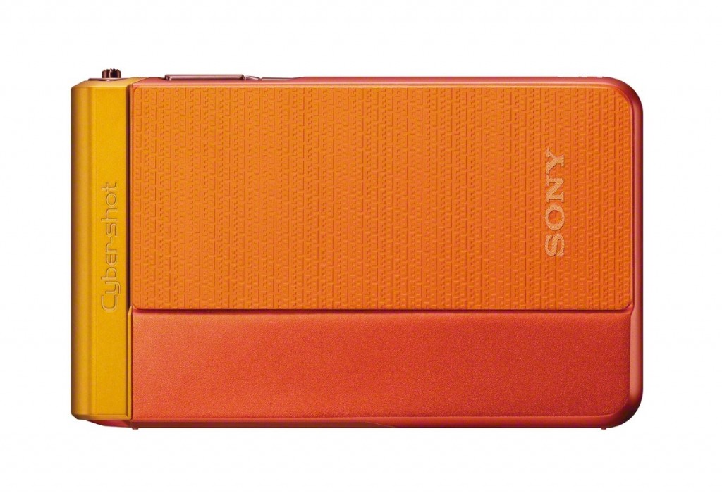 Sony Cybershot TX30 Rugged Waterproof Camera - Closed / Off - Orange