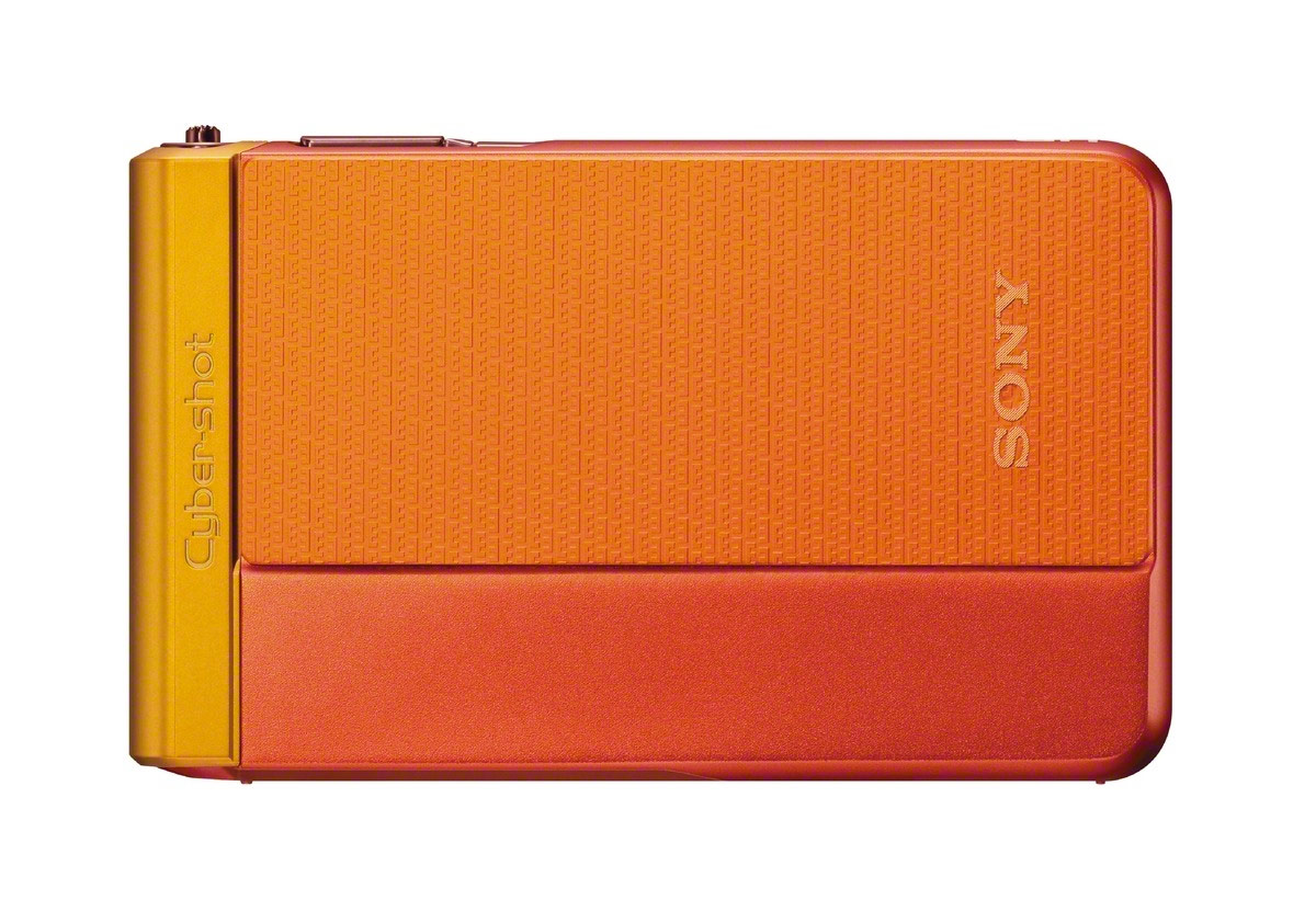 Sony Cybershot TX30 Rugged Waterproof Camera - Closed / Off - Orange