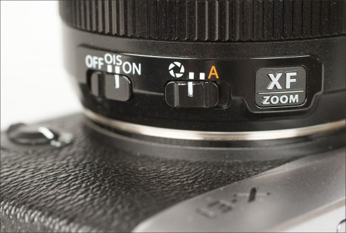 Aperture Priority / Auto Switch On The Fujifilm 18-55mm Zoom Lens