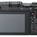 Olympus E-P5 Pen Camera - Rear View - Black