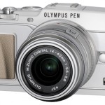 Olympus E-P5 Pen Camera - White - Angle