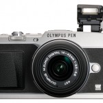 Olympus E-P5 Pen Camera - Pop-Up Flash - Silver