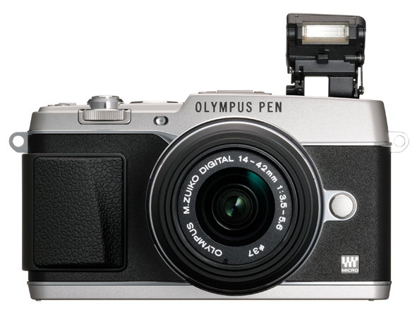 Olympus E-P5 Pen Camera - Pop-Up Flash - Silver