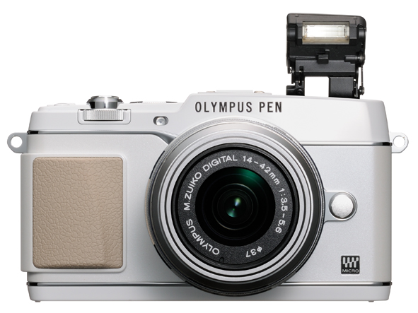 Olympus E-P5 Pen - White With Pop-Up Flash