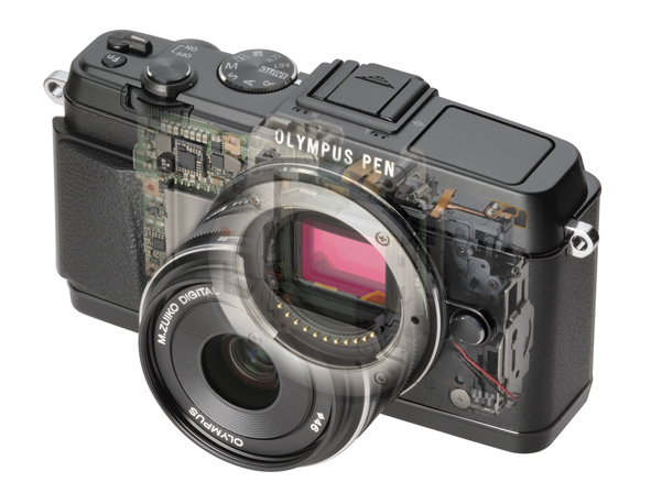 Olympus E-P5 Pen Camera - Transparent View