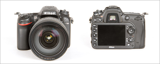 Nikon D7100 DSLR - Front & Back Views