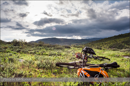 Nikon D7100 Sample Photo - Bikes & Clouds