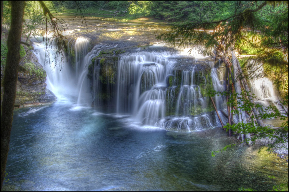 "Lower Lewis River Falls" by NorthstarImage