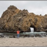 Natural Bridge At Pfeiffer Beach - Big Sur