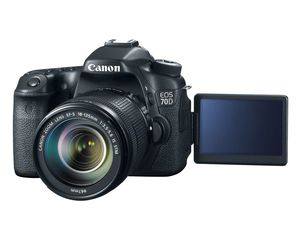 Canon EOS 70D - Front With Vari-Angle LCD Display