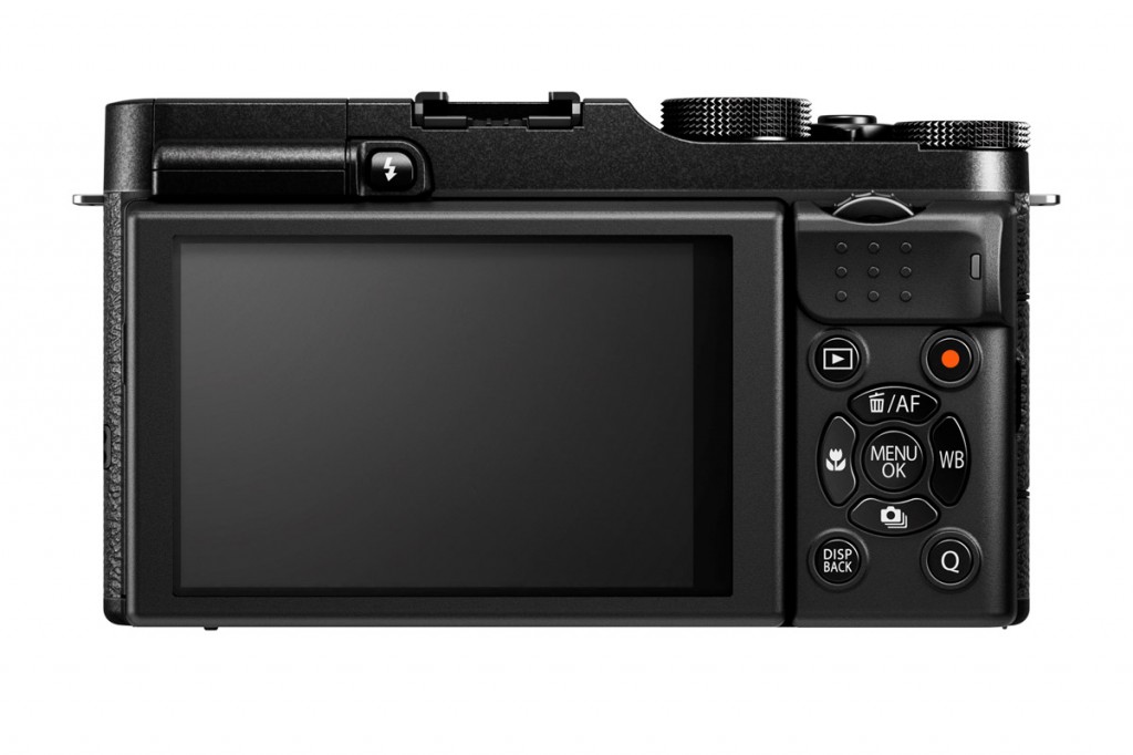 Fujifilm X-M1 Mirrorless Camera - Rear - Black