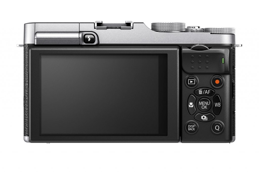 Fujifilm X-M1 Mirrorless Camera - Rear - Silver & Black