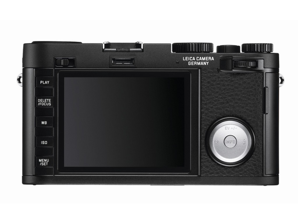 Leica X Vario - Rear View With 3-Inch LCD Display