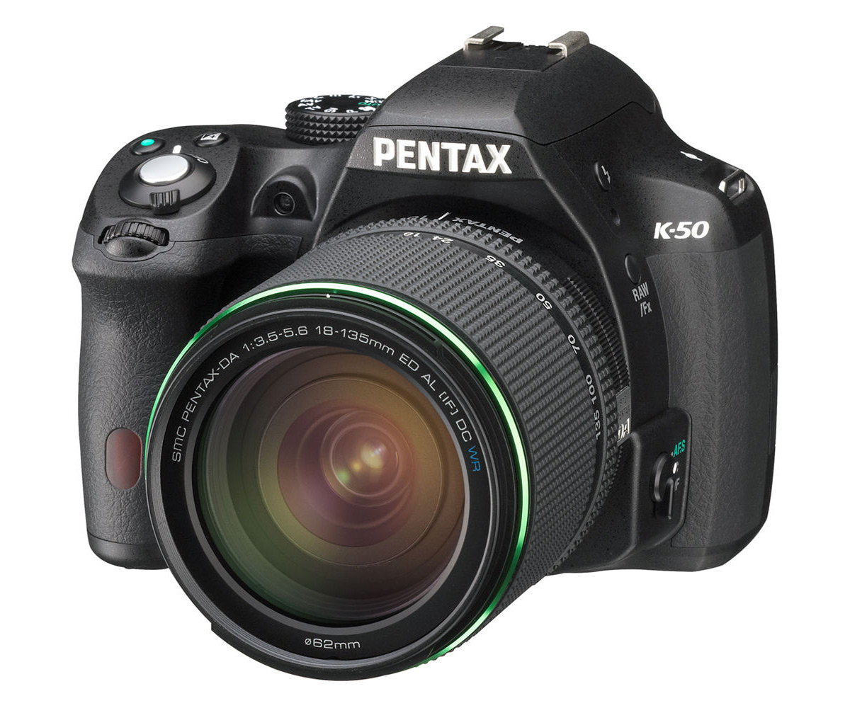 Pentax K-50 DSLR - Angle View