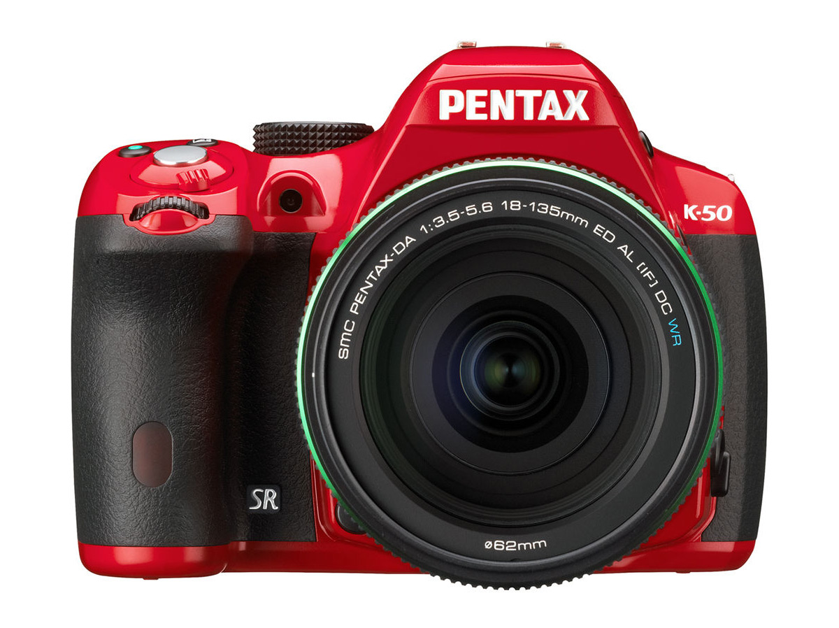 Pentax K-50 DSLR - Red