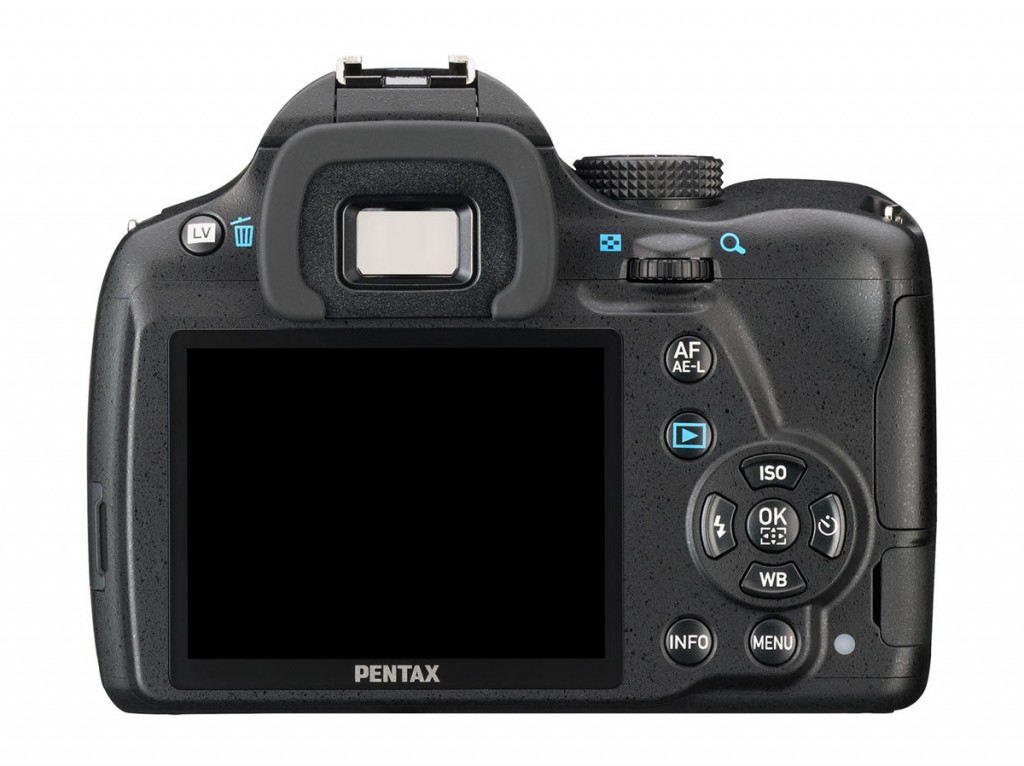 Pentax K-50 DSLR - Rear View With 3-Inch LCD Display