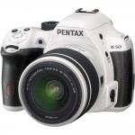 Pentax K-50 DSLR - White & Black