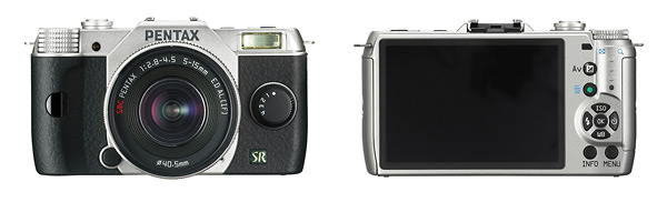 Pentax Q7 Mirrorless Camera - Front & Back