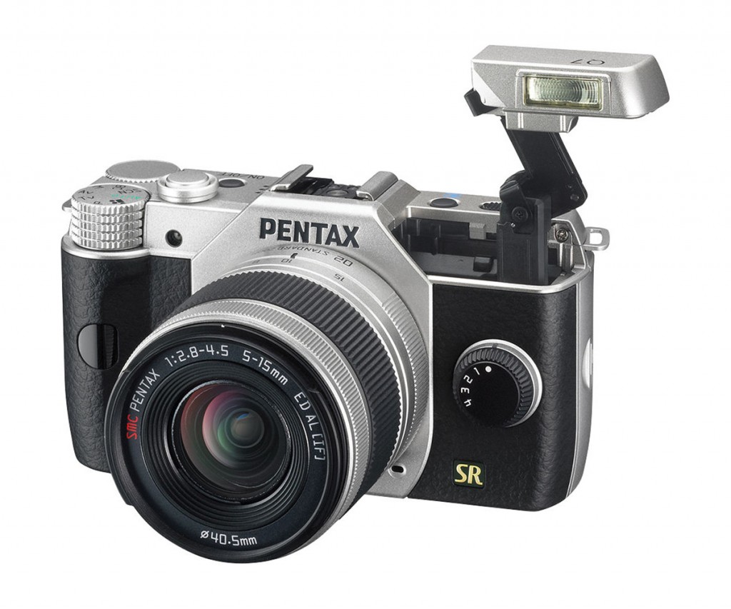 Pentax Q7 Mirrorless Camera Pop-Up Flash