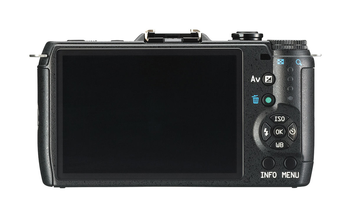 Pentax Q7 Mirrorless Camera - Rear - Black