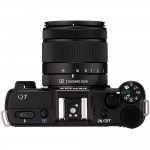 Pentax Q7 Mirrorless Camera - Top View - Black