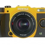 Pentax Q7 Mirrorless Camera - Yellow - Front