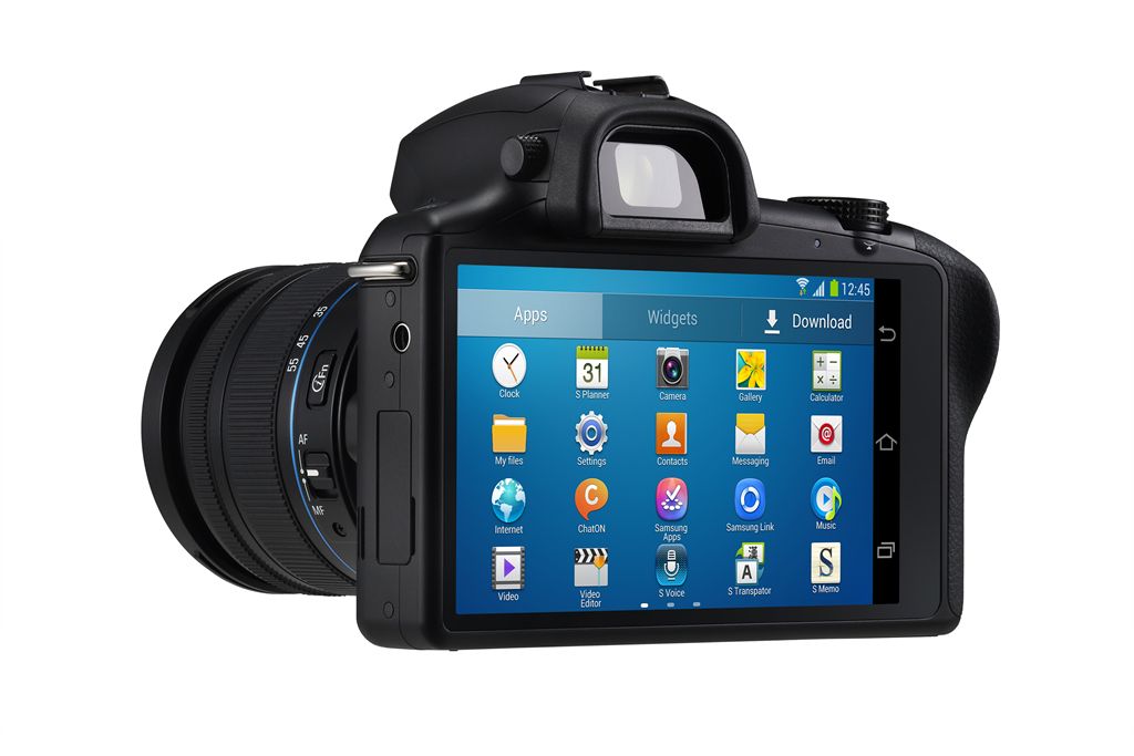 Samsung Galaxy NX - Android-Powered Mirrorless Camera - Left Rear