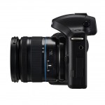 Samsung Galaxy NX Android-Powered Camera - Side View