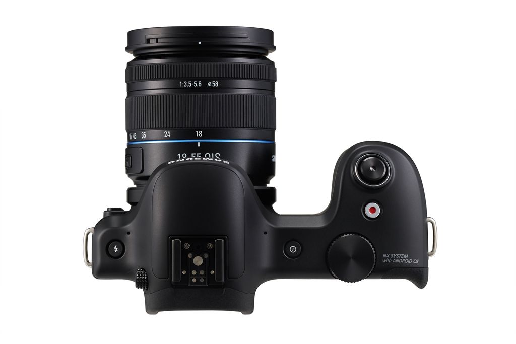 Samsung Galaxy NX - Android-Powered Camera - Top View