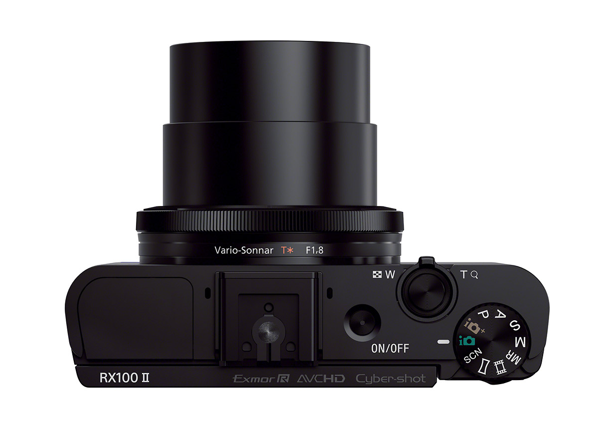 Sony Cybershot RX100 II - Top View With 3.6x Carl Zeiss f/1.8 Zoom Lens