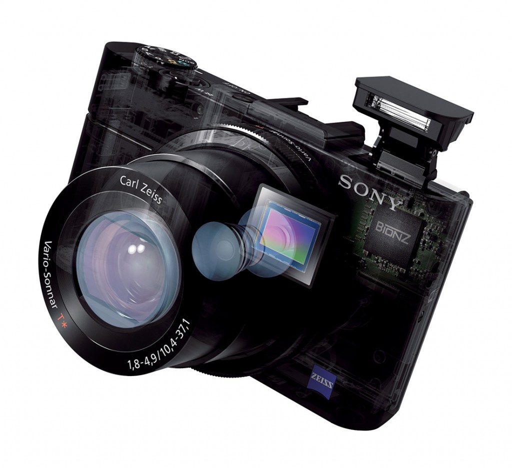 Sony RX100 II - Cutaway With Pop-Up Flash