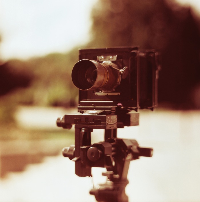 An Original Petzval Lens On A Sinar View Camera