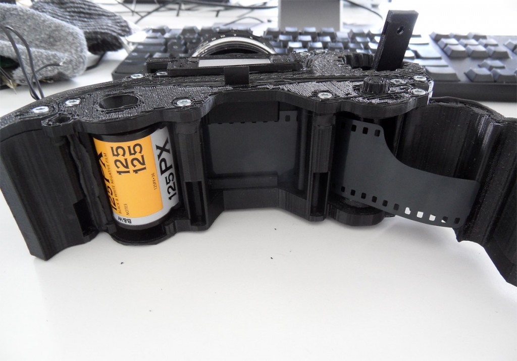 OpenReflex 3D Printer 35mm SLR Camera - Loading Film