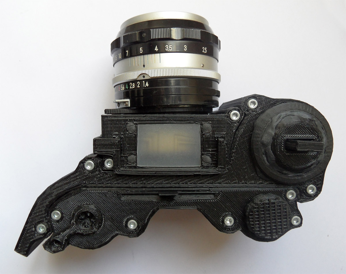 OpenReflex DIY 35mm SLR Camera - Top View