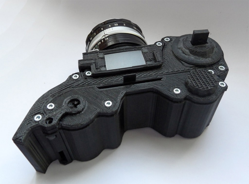 OpenReflex DIY Printer 35mm SLR Camera - Top Rear