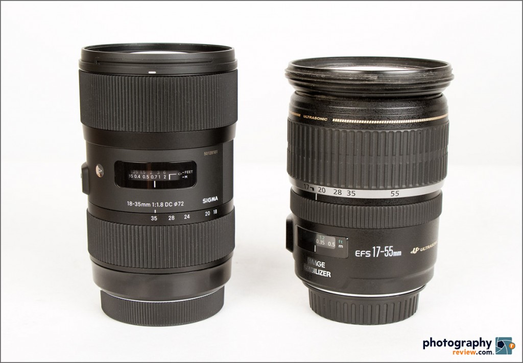 Sigma 18-35mm f/1.8 & Canon EF-S 17-55mm f/2.8 IS Zoom Lenses