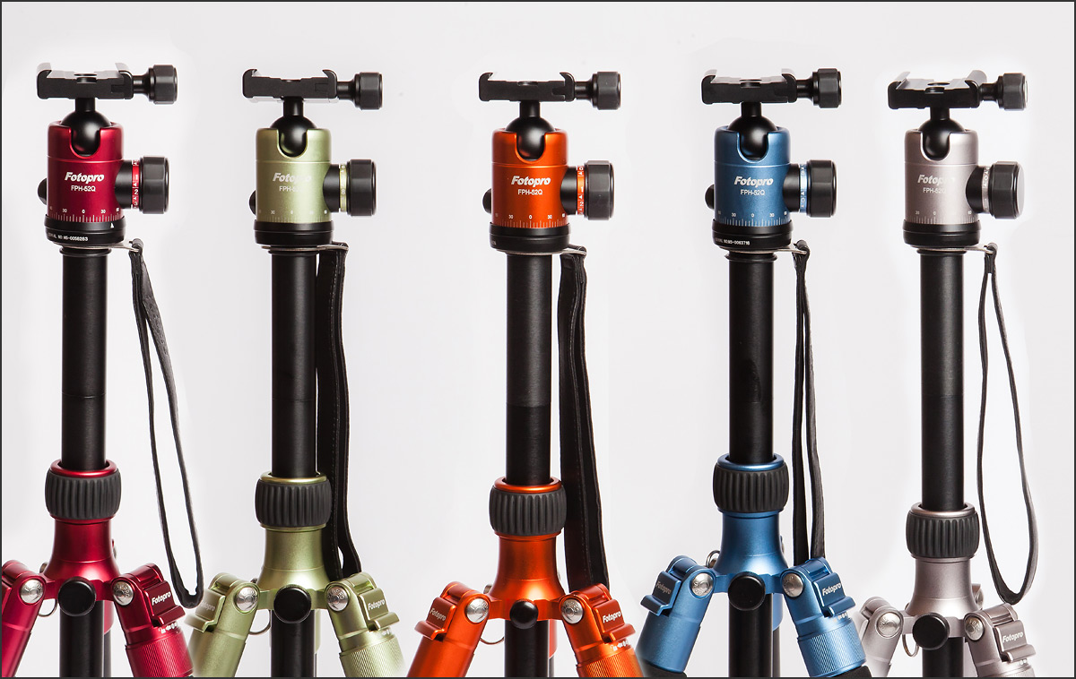 The Fotopro C5i Tripod Comes In Five Colors